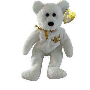 Ty Beanie Baby Retired 2005 Holy Father White New w/Tag